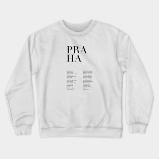 Praha Crewneck Sweatshirt - Praha by Wise Magpie